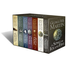 A Song of Ice and Fire, Volumes 1-5 Box Set冰与火之歌(共7册) 英文原版