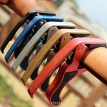 吉他变调夹 大手抓手握式吉他变调夹 民谣吉他电吉他木吉他变调夹 红色