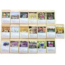 19包花卉种子花草种子四季播种易活花种籽 格桑花太阳花满天星台盆栽套餐春夏秋冬季庭院室内外花卉 19包套餐