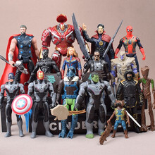 复仇者联盟4灭霸玩具可动模型钢铁侠美国队长人偶公仔礼物 15个量子服款