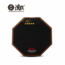 漢旗（HUN）架子鼓哑鼓套装12寸汉牌哑鼓垫练习打击板 R1黑色（带节拍器）