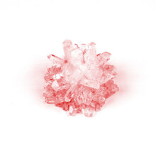 抖音网红自种生长水晶许愿晶灵生日礼物diy制作儿童手工晶体培养玩具科学实验材料包steam教玩具 红色水晶实验包