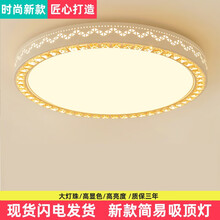佳辰吉光led吸顶灯客厅灯现代简约卧室灯餐厅灯2021年新款超薄大气房间灯具 圆形30CM led18W单色白光(3-5平方）