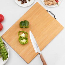 淘之良品 家用加厚楠竹占板面板整竹切菜板水果案板菜板大砧板厨房擀面板揉面刀板防腐 【整竹面板】36*25*1.8cm