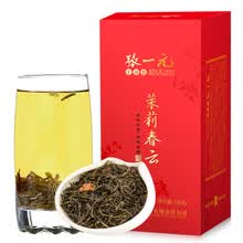 张一元茶叶浓香茉莉花茶（茉莉春云）茶叶罐装礼盒装 茉莉春云180g*1盒（配手提袋）