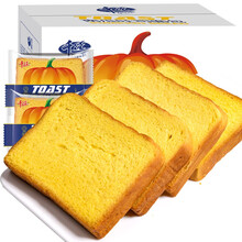 千丝南瓜吐司整箱500g早餐面包点心懒人休闲办公室零食品速食充饥夜宵小吃 P 南瓜吐司整箱500g