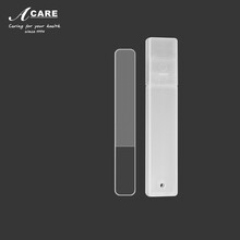 阿嚓热 指甲锉打磨条纳米玻璃水晶抛光条磨砂美甲搓条 纳米透明1条