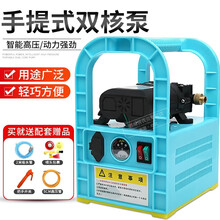 打药机电动喷雾器农用手提式高压喷雾器锂电家用打药泵抽水洗车机充电农药机大功率果树园林喷药机 无电池无充电器标配+5米高压管