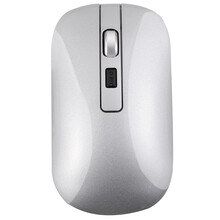 灵蛇(LINGSHE) M315蓝牙5.0双模鼠标 2.4G无线办公鼠标 充电鼠标 笔记本电脑通用 太空银