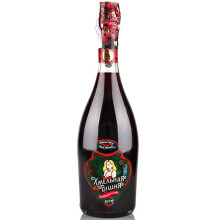 白俄罗斯进口 霞丽斯樱桃味葡萄起泡酒女士甜酒7.5度 750ml 1瓶