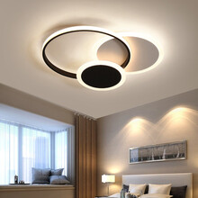 VVS美学灯 后现代简约led吸顶灯温馨卧室灯主卧灯具个性书房灯饰 56*43cm无极+调光