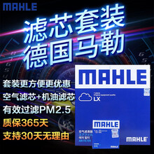马勒（MAHLE）滤清器/滤芯/汽车保养套装 两滤（机油滤芯+空气滤芯） 奇瑞艾瑞泽5 EX GX PRO 1.5 1.5T