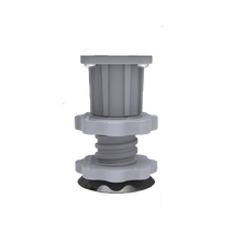 凡帝利洗衣机底座 配件8脚含螺丝灰色