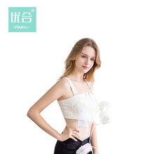 优合（youha）免手扶哺乳文胸无钢圈产后内衣吸奶器孕产妇吸乳胸罩 YH-2003