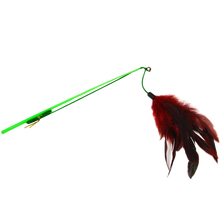 羿圆 猫玩具 猫咪磨爪子玩具 猫抓板 猫磨牙棒 木天蓼棒 逗猫棒 猫薄荷 假老鼠 羽毛双节 逗猫球 钓猫棒1根