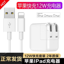 迈凯亚 苹果iPad充电器套装线快充头平板air2/Pro/mini4/3/2/8/x/11 12W快充头+快充数据线