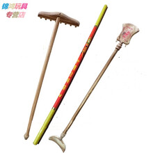 金箍棒玩具西游记儿童孙悟空如意木制金箍棒钉耙玩耍道具套装抖音玩具 儿童原木三件套