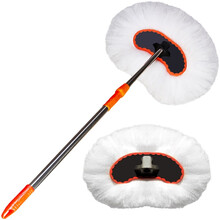 爱车玛 洗车拖把洗车刷洗车套装汽车用品 牛奶丝洗车水刷+备用刷头