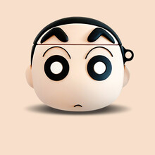 纳柯万 双边双耳真无线蓝牙耳机立体声半入耳式运动通话听歌降噪耳机 适用于苹果vivo华为oppo小米 蜡笔小新 【触控版耳机+持久续航+超清通话】