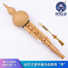 丝竹之音 金竹原生态九孔葫芦丝通用型乐器儿童成人专业演奏 D调