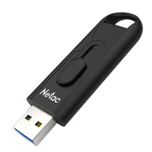 朗科（Netac）64GB U盘 USB3.0曜石推拉式高速闪存盘 加密U盘 黑色U309
