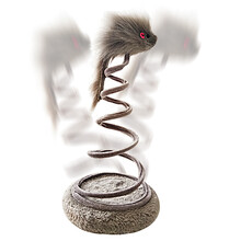 憨憨宠 猫玩具套装逗猫棒激光笔逗猫咪玩具猫转盘猫塔猫咪蹭痒器猫抓板不倒翁老鼠互动玩具猫咪用品 弹簧不倒翁老鼠