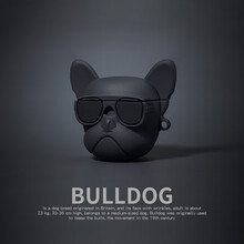 顾影无线蓝牙耳机适用于华为P40苹果IOS双耳单耳安卓oppo/vivo/P30运动耳机三代降噪 【AirPlus】黑法斗蓝牙耳机-智能触控