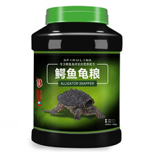 鳄龟饲料龟粮北美小鳄龟幼龟爆刺龟粮食纯大鳄龟杂佛鳄龟粮食物 成龟大粒1200g