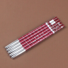 白雪公主唇线笔唇笔勾画保湿防水持久不脱色易上色 5#褐红色(5支装)