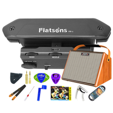 弗兰格FP-1 加震原声打板吉他拾音器 免开孔指弹演出直播木吉他民谣拾音器可充电 FP-1拾音器+好礼+AG26A充电弹唱音箱