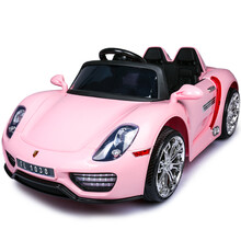 儿童电动车婴儿童电动车四轮可坐遥控汽车1-3岁4-5摇摆童车可坐人宝宝玩具车 版3档粉色 自驾+遥控