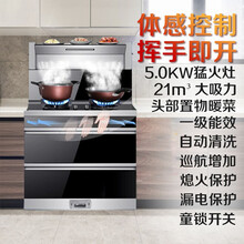 伟佳好太太 集成灶一体式 油烟机燃气灶消毒柜一体式集成灶 抽油烟机煤气灶烟灶套餐 一键智能自动清洗 集成灶900MM（升级体感控制+变频大吸力) 气电两用液化气