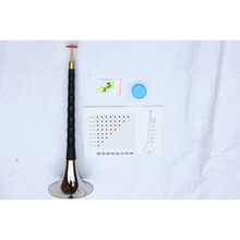 乌木唢呐乐器全套D调初学者成人入门红白喜事喇叭 乌木D白碗【4】