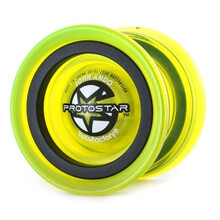 原恒星 PROTOSTAR  YYF悠悠球 YOYOFACTORY 铝合金外环竞技1A死睡眠溜溜球 原恒星  萤光黄黑环