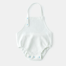 新款宝宝婴儿肚兜纯棉春夏季薄款肚脐围护肚子神器肚围新生儿四季通用 白色 66码建议0-6个月|体重7-15斤