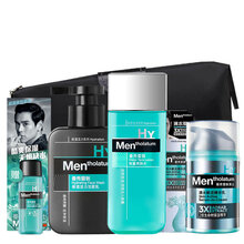 曼秀雷敦男士护肤品三步套装 （保湿活力洁面乳+能量爽肤水+满水赋活精华乳） 洗水乳三步骤