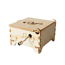 畅高机械密码箱科技小制作组装小发明儿童手工制作材料包中小学生科学实验玩具 八音盒【材料包】