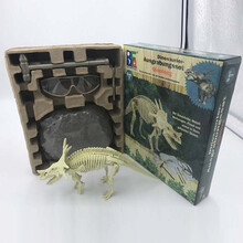缔羽 儿童玩具考古玩具恐龙化石挖掘玩具探索模型骨架男孩女孩益智手工创意DIY 戟龙
