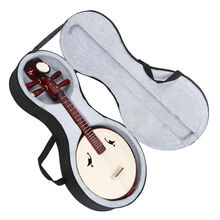 乐器配件中阮盒小阮盒大阮琴盒防震硬盒包袋子套子乐器配件中阮盒 中阮盒子