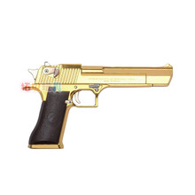 【精工抛壳】1：2.05沙鹰玩具仿真模型枪 合金枪收藏礼品 可拆卸可抛壳 不可发射军迷模型玩具手枪 抛壳沙鹰 金色