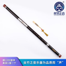 丝竹之音 乌木管横吹巴乌管弦民族乐器学生成人初学入门演奏型F/G调巴乌 G调