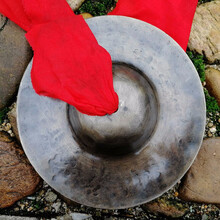 米囹 青铜京镲 黑白喜事道士法器 15/17/19/20公分小钹 民间精工 小镲 川钹 水镲 19公分青铜京镲