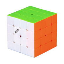 奇艺磁力魔方3三2二5四5五阶启蒙PLUS大比赛竞技益智玩具6岁以上 磁力4阶 半亮彩色