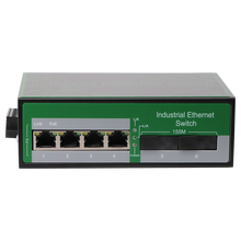 aopre欧柏互联 工业级光纤收发器交换机 单多模SC/FC/ST光电转换器 DIN导轨式网络光端机 百兆2光4电（D824F） SC接口-单模双纤