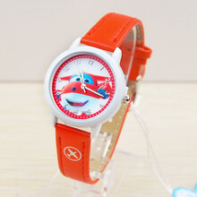 超级飞侠手表乐迪小爱多多女男孩宝小学生行走指针石英防水儿童表 红色 乐迪