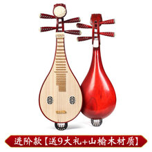 老红木柳琴乐器初学成人入门纯手工柳琴 进阶款【送8礼+山榆木】