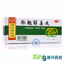 同仁堂 羚翘解毒丸（大蜜丸）9g*10丸  风热感冒 恶寒发热 咳嗽 咽痛