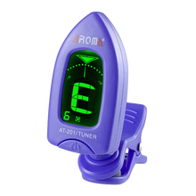 AROMA 阿诺玛系列电子调音器吉他小提琴尤克里里通用调音器吉他校音器 AT-201紫色（适用吉他贝司尤克里里小提琴）