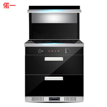 偌一集成灶家用一体灶侧吸下排式环保灶 一体式油烟机燃气灶E7双电磁炉电陶炉自动清洗大吸力天然气液化气 E72-Q（750双电磁炉） 天然气