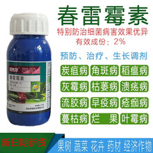 沃德伊诺 春雷霉素 2%春雷霉素 黄瓜番茄 叶斑病角斑病水稻稻瘟病 农药谱广杀菌剂 1000ml/瓶*2瓶